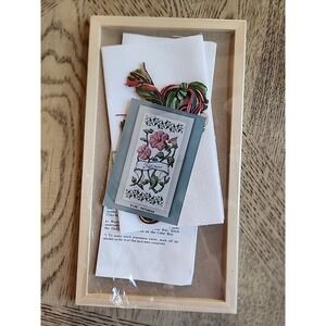 Design Works Crossstitch Petunia #9148 W/Frame New Flower Cross Stitch Kit